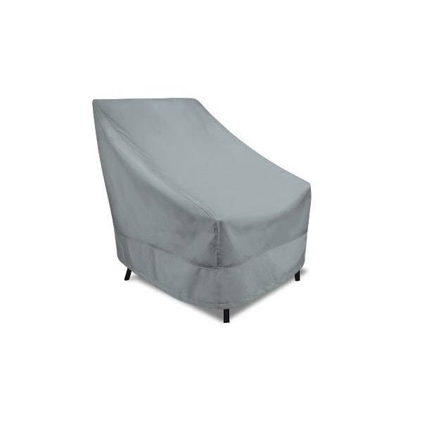 Eevelle MERIDIAN Series, High Back Patio Chair Cover - Silver, 32.5L x 25.5W x 34H MDCHB-SLR - main